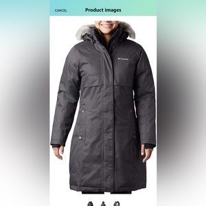 Columbia Women’s Apres Arson II Long Down Jacket, Black, Small